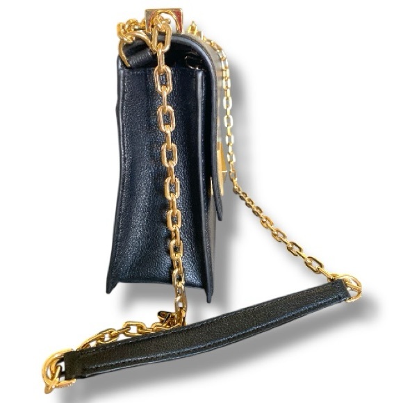 kate spade New York ♠️ Deco Pebbled Leather Chain Shoulder Bag - Picture 6 of 14